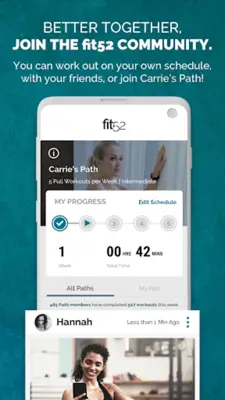 fit52 with Carrie Underwood android App screenshot 1