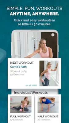 fit52 with Carrie Underwood android App screenshot 3